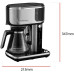 Кофеварка Russell Hobbs капельная Attentiv Coffee Bar 1.5л, молотый, LED-дисплей, чорно-металлический