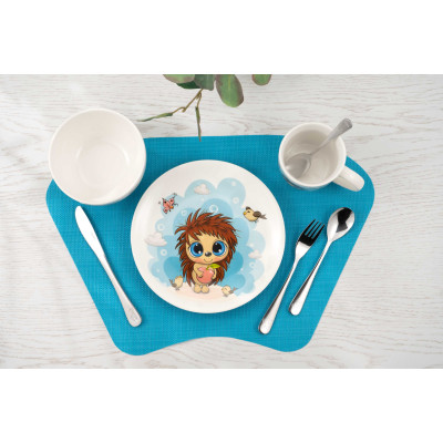 Килимок сервірувальний дитячий ARDESTO, 30х45см, ПВХ, синій