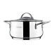Кастрюля со стеклянной крышкой Ardesto Black Mars, 4.3л, нержавеющая сталь [AR0743S]