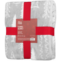 Плед ARDESTO Flannel, 160х200см, 100% поліестер, ялинки