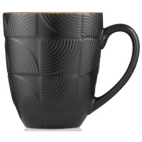 Чашка ARDESTO Dafne, 380мл, кераміка, чорний