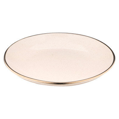 ARDESTO Тарілка десертна Emilia, 20см, кераміка, бежевий