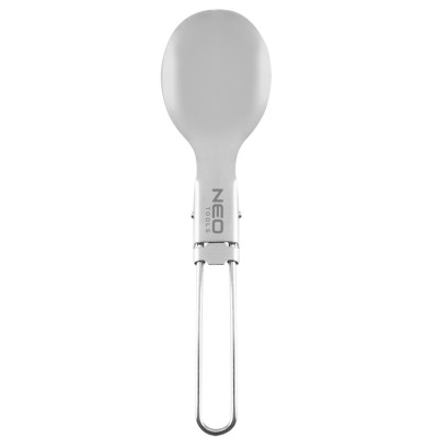 Neo Tools Набір посуду туристичного, 3в1, складні ніж,ложка,вилка, сертифікат LFGB, чохол, 0.07кг