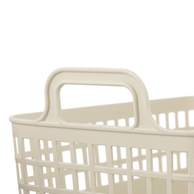 Кошик для зберігання ARDESTO 33x22x16.3см, 7л, пластик PP, бежевий