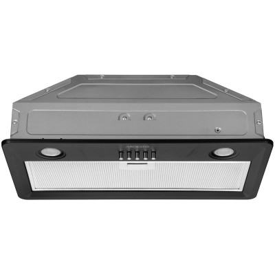 Витяжка Ardesto вбудована, 52см, 450м3ч, метал, 2х1Вт LED, кнопкове, чорний