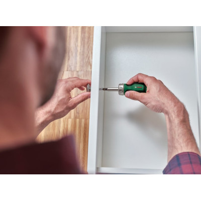 Викрутка Bosch з тріскачкою, 6 насадок