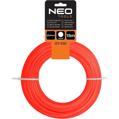 Ліска косильна Neo Tools 1.6мм 15м Ліска косильна Neo Tools 1.6мм 15м