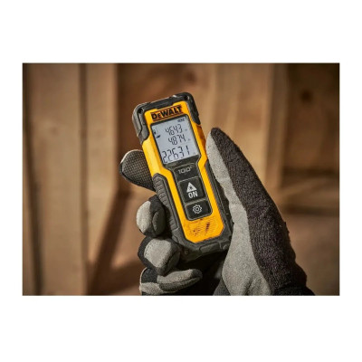 Далекомір лазерний DeWalt Li-lon 2хААА 30м +/- 3мм IP54 0.1кг Далекомір лазерний DeWalt Li-lon 2хААА 30м +/- 3мм IP54 0.1кг
