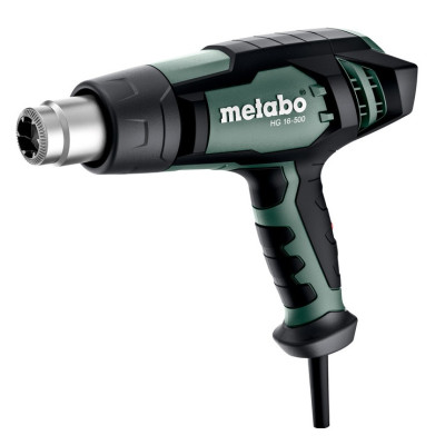 Фен будівельний Metabo HG 16-500 1600Вт 300/500°C 240/450л/хв 0.6кг Фен будівельний Metabo HG 16-500 1600Вт 300/500°C 240/450л/хв 0.6кг