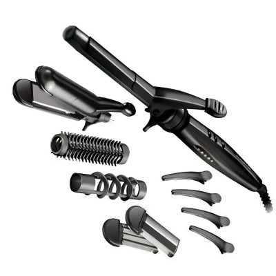 Мультистайлер Remington Multistyle, 25Вт, темп.режимів-5, 110-190С, 5 насадок, кейс, аксесуари, кераміка, тефлон , чорний