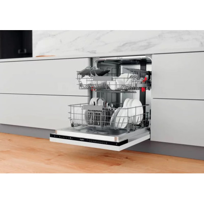Посудомийна машина Whirlpool вбудована, 14компл., A+++, 60см, дисплей, інвертор, білий