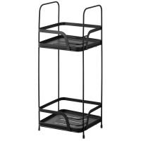 Полиця ARDESTO Vigor 2-ярусна 16х15.5х40см, метал, поліпропілен, чорний