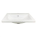 Раковина, умивальник Adamant CERS, штучний камінь, прямокут., з отвором для змішувача, з отвором для переливу, 495x390x158мм, накладний, білий