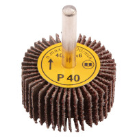 Graphite 55H754 Круги пелюсткові із хвостовиком, 40 x 20 мм, K40