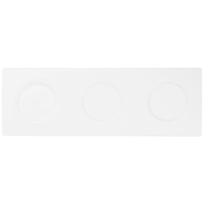 Підставка ARDESTO, 34х12см, порцеляна, прямокутна, білий