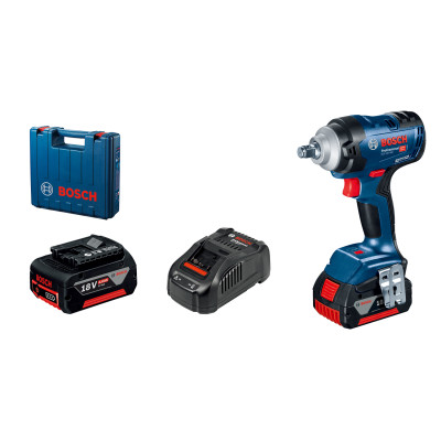 Гайковерт ударний Bosch GDS 18V-400 18В 2х5.0А·год 2500об·хв 400Нм кейс 1.87кг