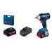 Гайковерт ударний Bosch GDS 18V-400 18В 2х5.0А·год 2500об·хв 400Нм кейс 1.87кг