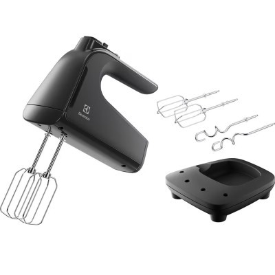 Міксер Electrolux ручний 500Вт, насадки-4, турборежим, сірий темний Міксер Electrolux ручний 500Вт, насадки-4, турборежим, сірий темний