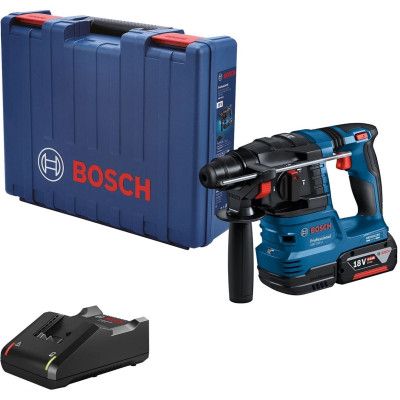 Bosch Перфоратор GBH 185-LI, акумуляторний, 18В, SDS-Plus, 1.9Дж, безщітковий, 1х4.0Ah Bosch Перфоратор GBH 185-LI, акумуляторний, 18В, SDS-Plus, 1.9Дж, безщітковий, 1х4.0Ah
