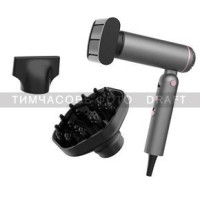 Фен ARDESTO Pink Touch, 1300Вт, 2 швидкості, 3 темп.режими, складана ручка, дорожня сумка, сірий+рожевий