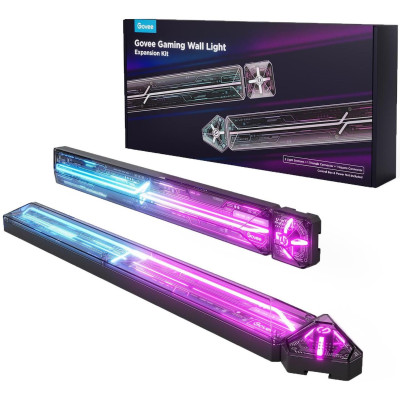 Govee Набір настінних світильників H1063 Gaming Wall light Expansion Kit, RGBIC, WI-FI/Bluetooth, фіолетовий Govee Набір настінних світильників H1063 Gaming Wall light Expansion Kit, RGBIC, WI-FI/Bluetooth, фіолетовий