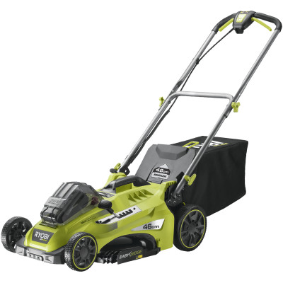 Газонокосилка аккумуляторная Ryobi RLM36X46H50PG MAX POWER 36В акб 1х5А-ч 46см 45л 20-70мм с функцией Power-Assist 17.8кг (5133005484)