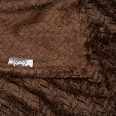 Плед ARDESTO Jacquard Braid 200х220см, 100% поліестер, коричневий Плед ARDESTO Jacquard Braid 200х220см, 100% поліестер, коричневий