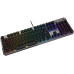 Клавіатура механічна MSI STRIKE 600 SILENT UA 104key, Kailh Midnight Pro Silent Tactile, USB-A, EN/UKR/RU, RGB, cрібний