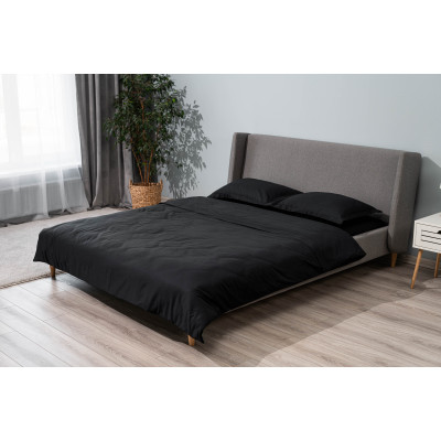 Простирадло ARDESTO Mix&Match Premium, 240x260см, 100% бавовна, сатин, чорний