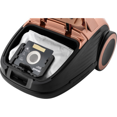 Пилосос Gorenje мішковий, 850Вт, конт пил -3л, HEPA, телескоп трубка, бронзовий Пилосос Gorenje мішковий, 850Вт, конт пил -3л, HEPA, телескоп трубка, бронзовий