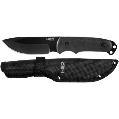 Neo Tools Ніж тактичний, 220мм, лезо 108мм, 3Cr13, нейлоновий чохол Neo Tools Ніж тактичний, 220мм, лезо 108мм, 3Cr13, нейлоновий чохол