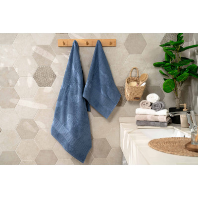 Набір рушників махрових ARDESTO Lotus, 50х90см, 70х140см, 2шт, 100% бавовна, синій Набір рушників махрових ARDESTO Lotus, 50х90см, 70х140см, 2шт, 100% бавовна, синій