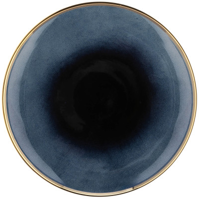 Тарілка десертна ARDESTO Andria, 20.1см, кераміка, синьо-сірий