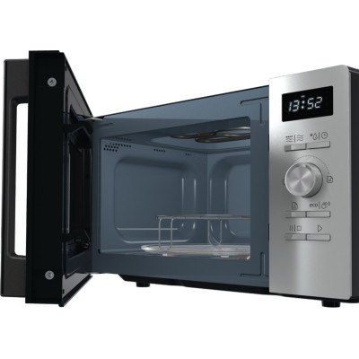 Микроволновая печь Gorenje, 20л, электр. упр., 800Вт, гриль, дисплей, 11 программ, нерж (MO20A4XH)