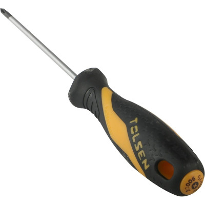 Викрутка Tolsen Ерго хрестова, PH0х75мм, сталь CrV