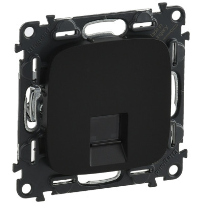Розетка RJ45 Кат.5е UTP, Legrand Valena Allure, антрацит