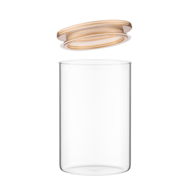 Банка для зберігання ARDESTO Fresh 900мл, скло, пластик, прозорий