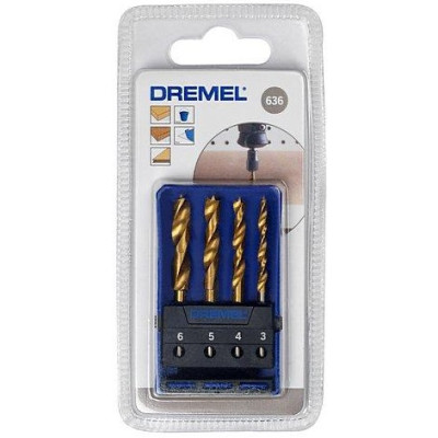 Свердло по дереву Dremel, набір 4шт Свердло по дереву Dremel, набір 4шт
