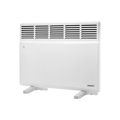 Конвектор электрический ARDESTO 1500 Вт, 15 м2, закрытый нагревательный элемент, LED-дисплей, IP 24, электронное управление, недельный программист, белый [CH-1500ECW]