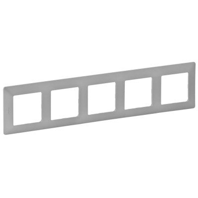 Рамка 5 постів Legrand Valena LIFE, алюміній
