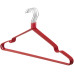 Набір вішаків ARDESTO 40.5см, 5шт, метал, ПВХ, червоний