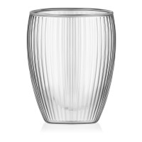 ARDESTO Набір чашок з подвійними стінками 350мл, 2шт, боросилікатне скло, прозорий ARDESTO Набір чашок з подвійними стінками 350мл, 2шт, боросилікатне скло, прозорий