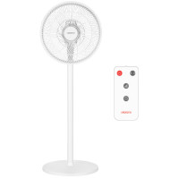 Вентилятор ARDESTO FN-B1140R підлоговий, 40см, 55Вт, ел. кер-ня, дисплей, таймер, пульт ДК, опора кругла, білий Вентилятор ARDESTO FN-B1140R підлоговий, 40см, 55Вт, ел. кер-ня, дисплей, таймер, пульт ДК, опора кругла, білий