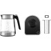 Електрочайник Russell Hobbs Attentiv Kettle, 1.7л, Strix, скло, база зі сховищем для шнура, сірий