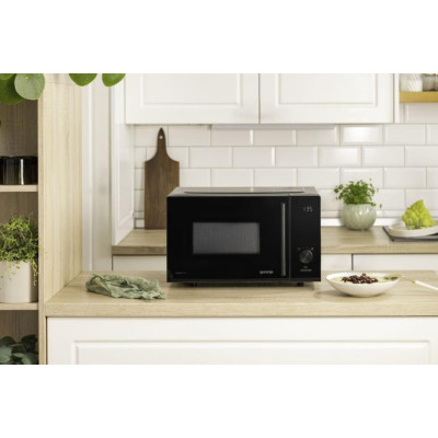Мікрохвильова піч Gorenje, 23л, електр. керув., 800Вт, дисплей, 20 програм, інвертор, чорний Мікрохвильова піч Gorenje, 23л, електр. керув., 800Вт, дисплей, 20 програм, інвертор, чорний