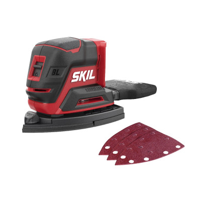 Шліфмашина вібраційна акумуляторна SKIL 3720 CC Compact 20В 151х102мм 21000кол/хв 0.7кг без АКБ та ЗП Шліфмашина вібраційна акумуляторна SKIL 3720 CC Compact 20В 151х102мм 21000кол/хв 0.7кг без АКБ та ЗП