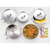 Набор посуды Gorenje CHEF'S COLLECTION, 8 предметов, нержавеющая сталь CWSA08HC