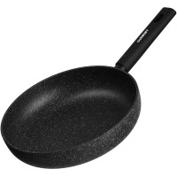 Сковорода глибока з кришкою ARDESTO Black Mars, 26см, алюміній, чорний