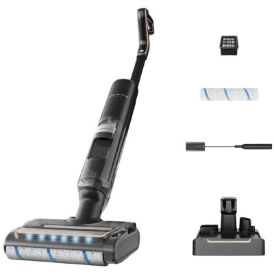 Пилосос Rowenta безпровідний миючий X-Clean 7, 250Вт, конт пил -0.5л, конт для води-0.65л, автон. робота до 50хв, вага-4.2кг, НЕРА, чорний Пилосос Rowenta безпровідний миючий X-Clean 7, 250Вт, конт пил -0.5л, конт для води-0.65л, автон. робота до 50хв, вага-4.2кг, НЕРА, чорний