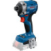 Гвинтоверт ударний акумуляторний Bosch Professional GDR 18V-215 18В 215Нм 3800об/хв M6-M16 кейс 1кг без АКБ та ЗП